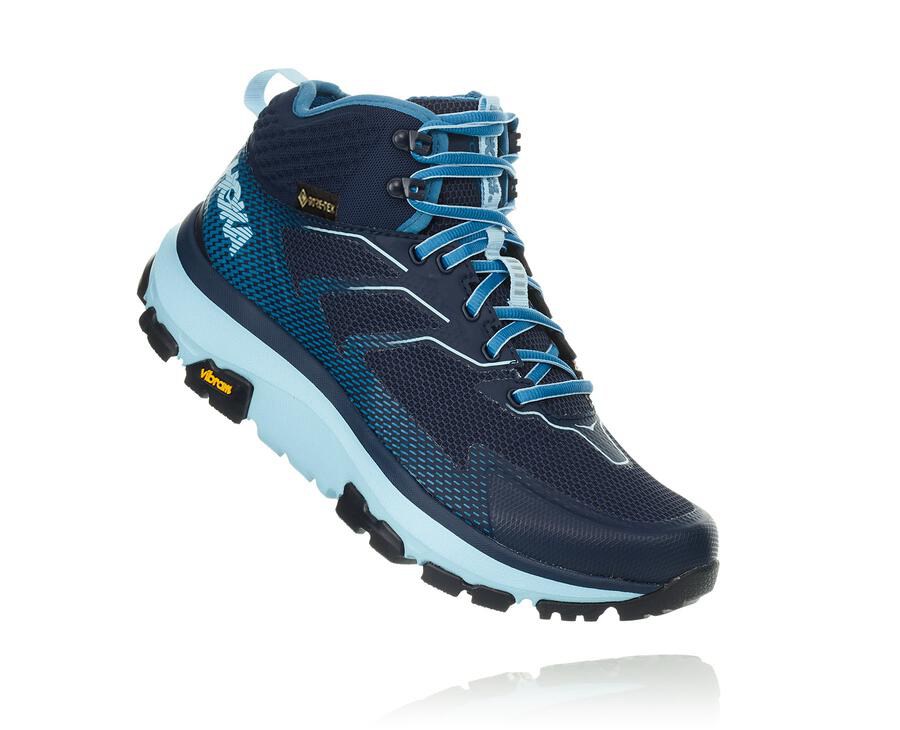 Hoka One One Toa Gore-Tex - Women Hiking Boots - Blue,Australia ZQX-182039